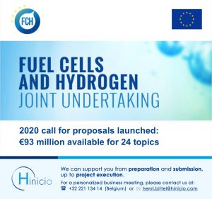 FCH JU 2020 Project support